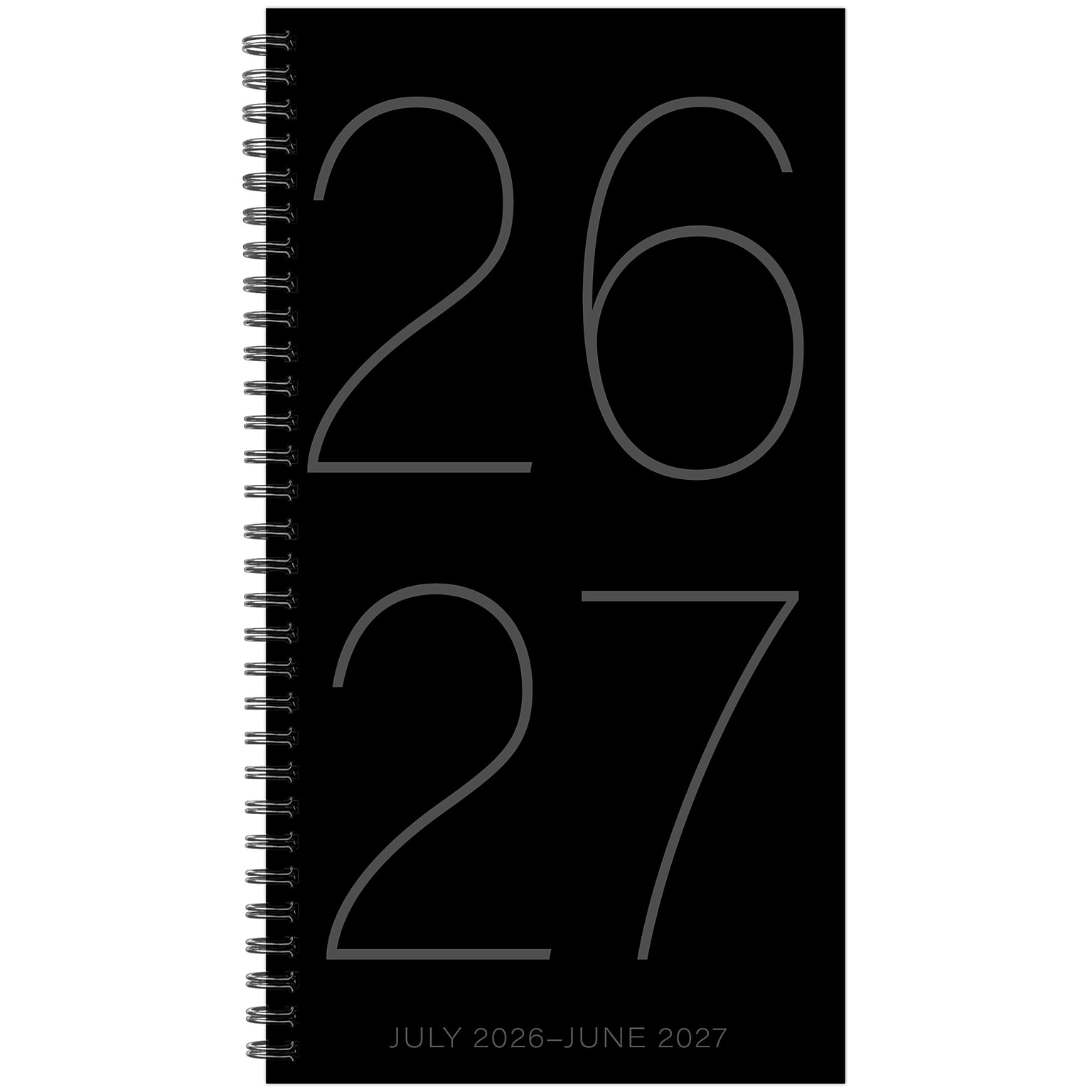 2026-2027 Willow Creek 3.5 x 6.5 Academic Weekly & Monthly Planner, Black (64597)