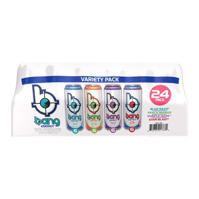 Bang Energy Variety Pack, 16 oz., 24/Pack (220-02528)