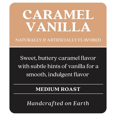 Copper Moon Coffee Caramel Vanilla Ground Coffee, Medium Roast, 12 oz. (205339)