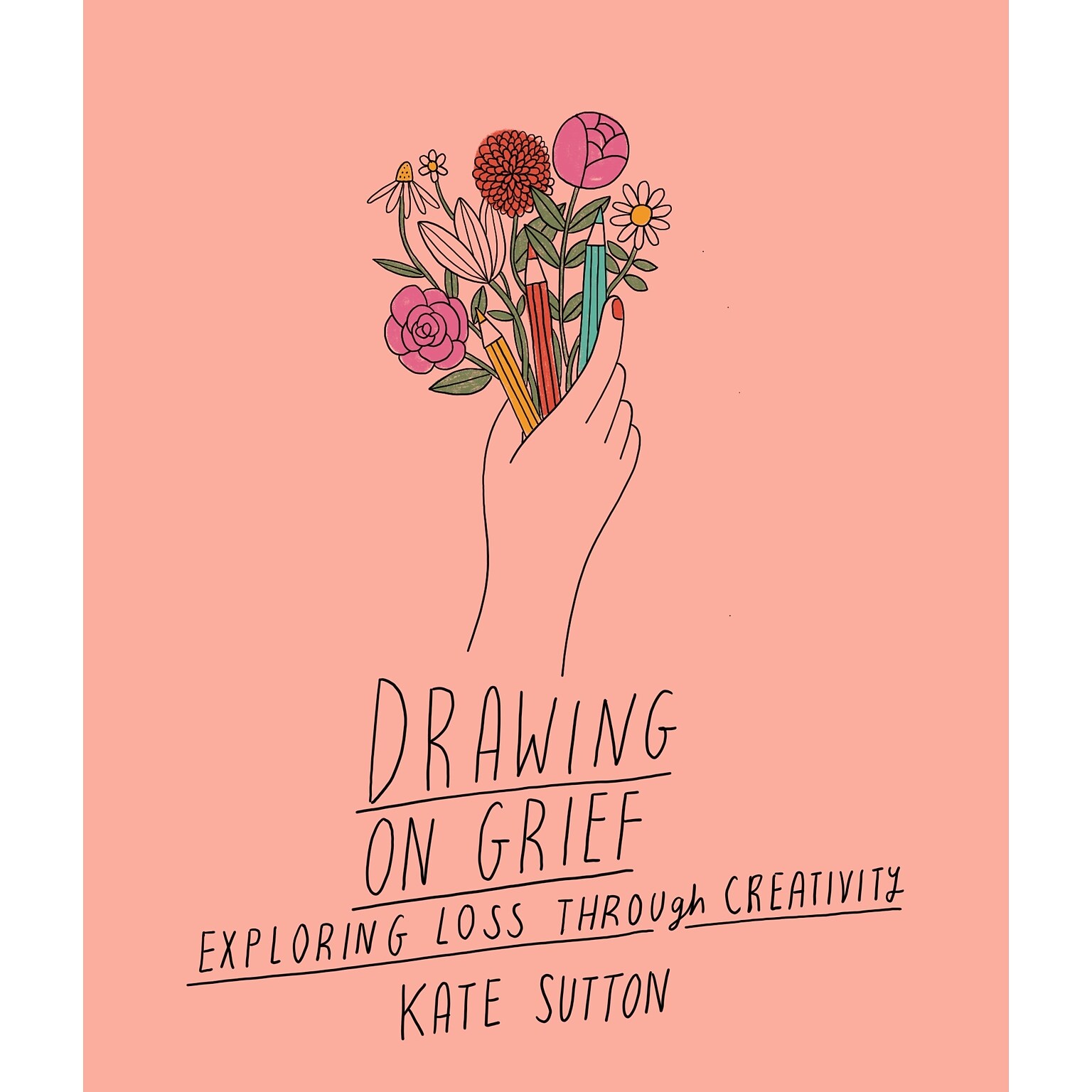 Quarto Drawing on Grief: Exploring Loss through Creativity Guided Journal, 5.31 x 6.5, Pink, 160 Pages (9780711272521)
