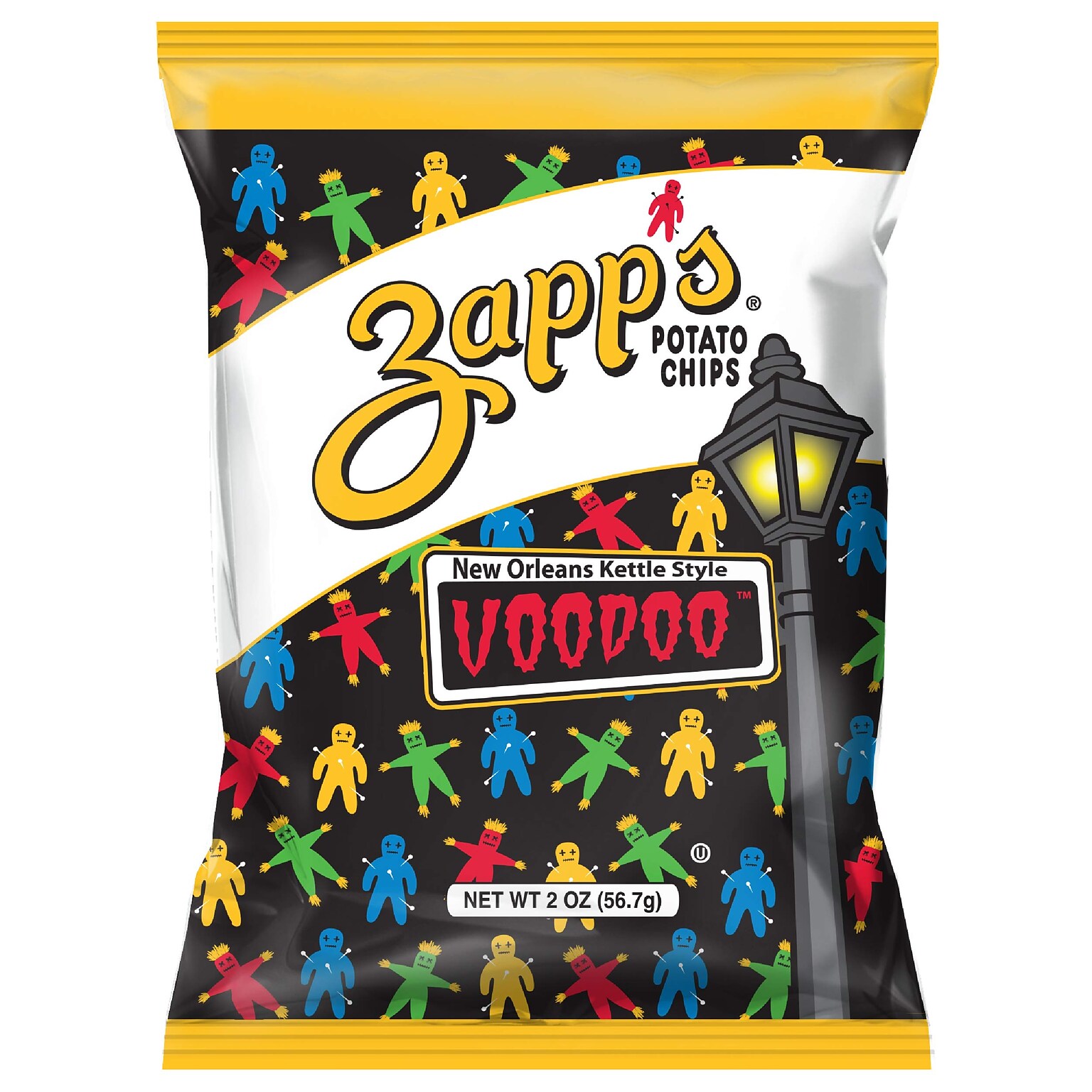 Zapps Gluten Free Voodoo Kettle Style Potato Chips, 2 oz., 25/Box (220-02556)