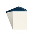 TRU RED™ Notepads, 8.5 x 11.75, Wide Ruled, Ivory, 50 Sheets/Pad, 12 Pads/Pack (TR58194)