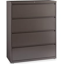 Lorell Fortress Series 42 Lateral File, Medium Tone, 4 x File Drawers (LLR60474)