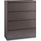 Lorell Fortress Series 42'' Lateral File, Medium Tone, 4 x File Drawers (LLR60474)