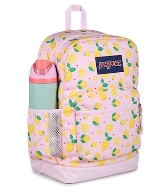 JanSport Cross Town Plus Laptop Compatible Backpack, Small, Lemonade Stand Pink (JS0A7ZNZA3C)