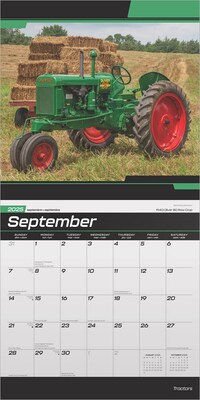 2025 BrownTrout Tractors 12" x 12" Monthly Square Wall Calendar (9781975477868)