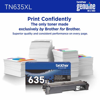 Brother TN635XL High Yield Black Toner Cartridge (TN635XLBK)