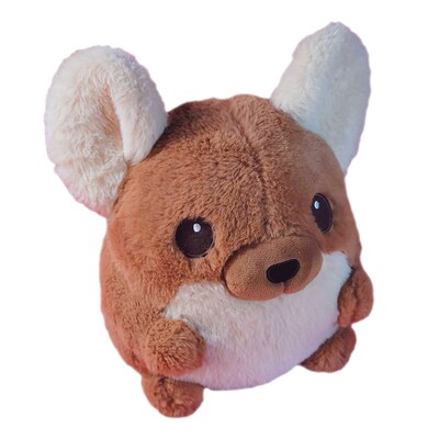 Borbs Breb Chinchilla Stuffed Animal, Multicolored (HFBCHINCHILLA)