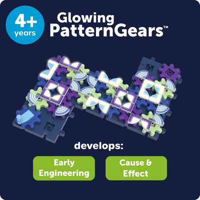 Learning Resources Gears! Gears! Gears! Spinning PatternGears, 101 Pieces/Set (LER9326)