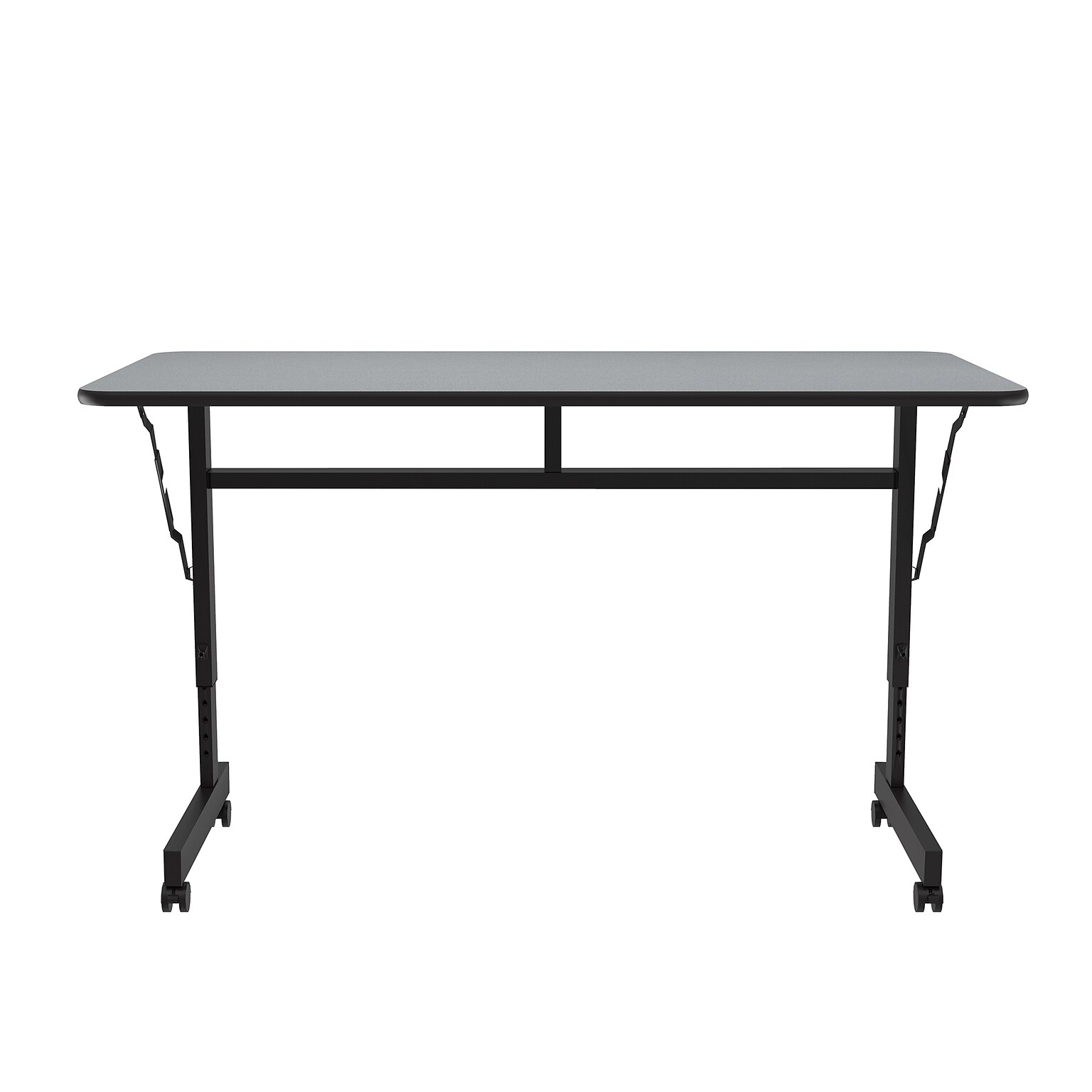 Correll Econoline Flip Top Nesting Table, 24x48, Gray Granite (FTM2448TF-15)