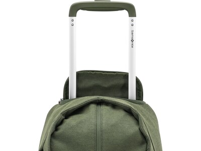 Samsonite Virtuosa 11.5" Polyester Telescoping Weekender Duffel with Wheels, Pine Green (149198-1693)