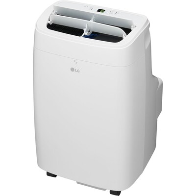LG Thin Q 115-Volt 11,000 BTU 7,300 (BTU DOE) Portable Air Conditioner with Remote, WiFi Enabled, White (LP0725WSSM)