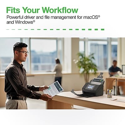 Epson WorkForce ES-590W Wireless Desktop Color Duplex Document Scanner (B11B288202)