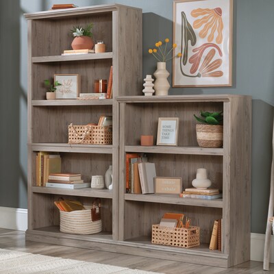 Sauder Select 70"H 5-Shelf Bookcase, Laurel Oak (434823)