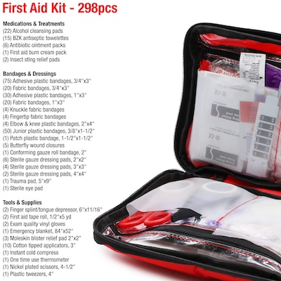 DMI 298-Piece Emergency Preparedness Kit (650-2600-0298)