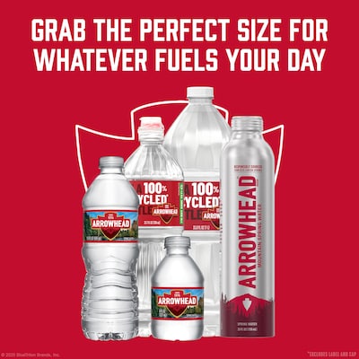 Arrowhead Mango Dragon Fruit Flavored Sparkling Spring Water, 12 oz., 24 Cans/Carton (19990766)