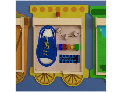 Flash Furniture Bright Beginnings Tie It - Turn It STEAM Wall Activity Board (MK-ME15303-GG)