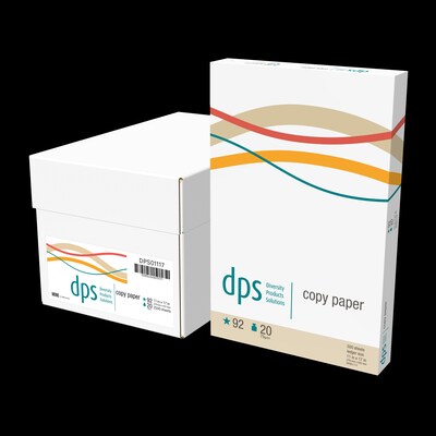 Diversity Products Solutions by Staples 11" x 17" Multipurpose Paper, 20 lbs., 92 Brightness, 2500/Carton (DPS01117)
