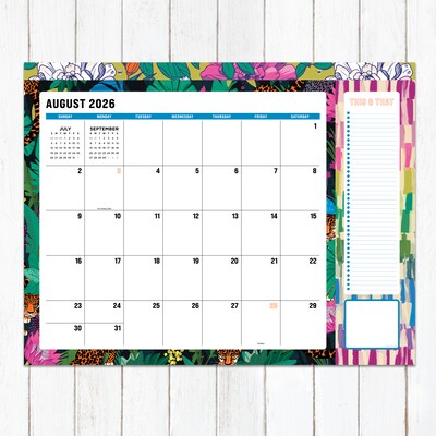2026-2027 TF Publishing Maximal Mirage 22 x 17 Academic Monthly Desk Pad Calendar (AY27-8204)