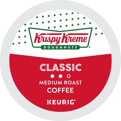 Krispy Kreme Classic Coffee Keurig® K-Cup® Pods, Medium Roast, 48/Box (373163)