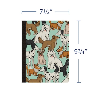 Studio Series Hard Cover Composition Books, College Ruled, 20 lb. Paper, Assorted Studio Series Cover Designs, Set of 24