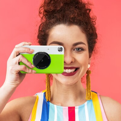 KODAK Printomatic Mini Full-Color 5MP Instant Print Digital Camera, Green (RODOMATICGN)