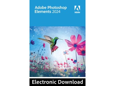 Adobe Photoshop Elements 2024 Photo Editing Software for Mac, 1 User [Download]