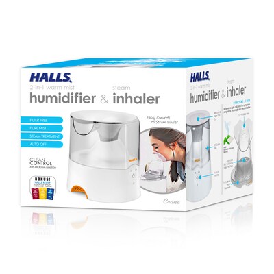 HALLS 2-in-1 Humidifier/Steam Inhaler (EE5202CWH) (EE5202CWH)