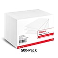 Staples 4 x 6 Index Cards, Blank, White, 500/Pack (TR51011)