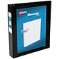 Avery Showcase 1 1/2" 3-Ring View Binders, Slant Ring, Black (19650)