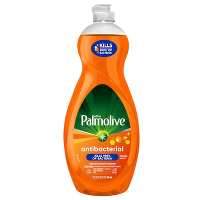 Palmolive Ultra Concentrated Antibacterial Liquid Dish Soap, Orange Scent, 32.5 oz. (US04274A)