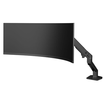 Ergotron HX Adjustable Desk Monitor Arm, Up to 56 Monitor, Matte Black (45-693-224)