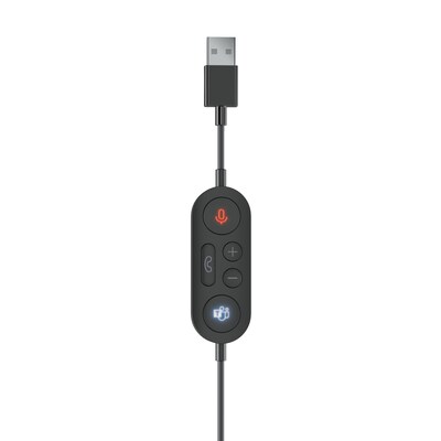 Incase Designed by Microsoft Modern USB-A Stereo Computer Headset, MT Certified (6ID-00012)