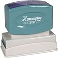 Xstamper® Pre-inked Business address/notary stamp; 5/8 x 2 7/16, Up to 5 Lines