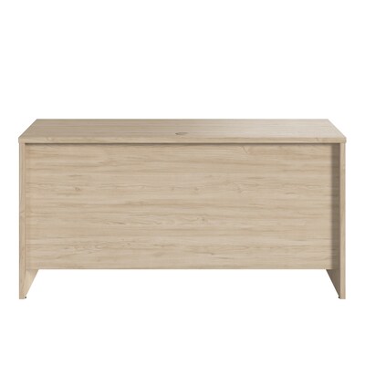 Bush Business Furniture Studio C 60"W Credenza Desk, Natural Elm (SCD360NE)