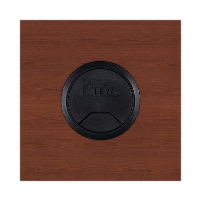 Alera™ Valencia Series U and L Groupings in Medium Cherry, Reversible Return/Bridge Shell, 36"W
