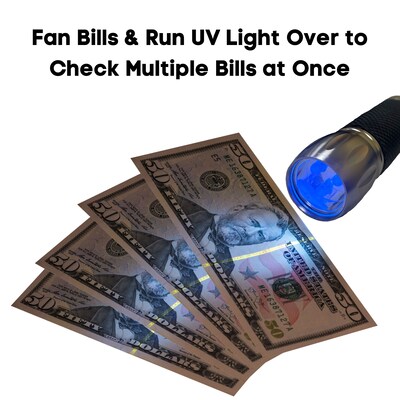 Dri Mark UV Pro Counterfeit Detection Flashlight (UVPROPLUS-B)