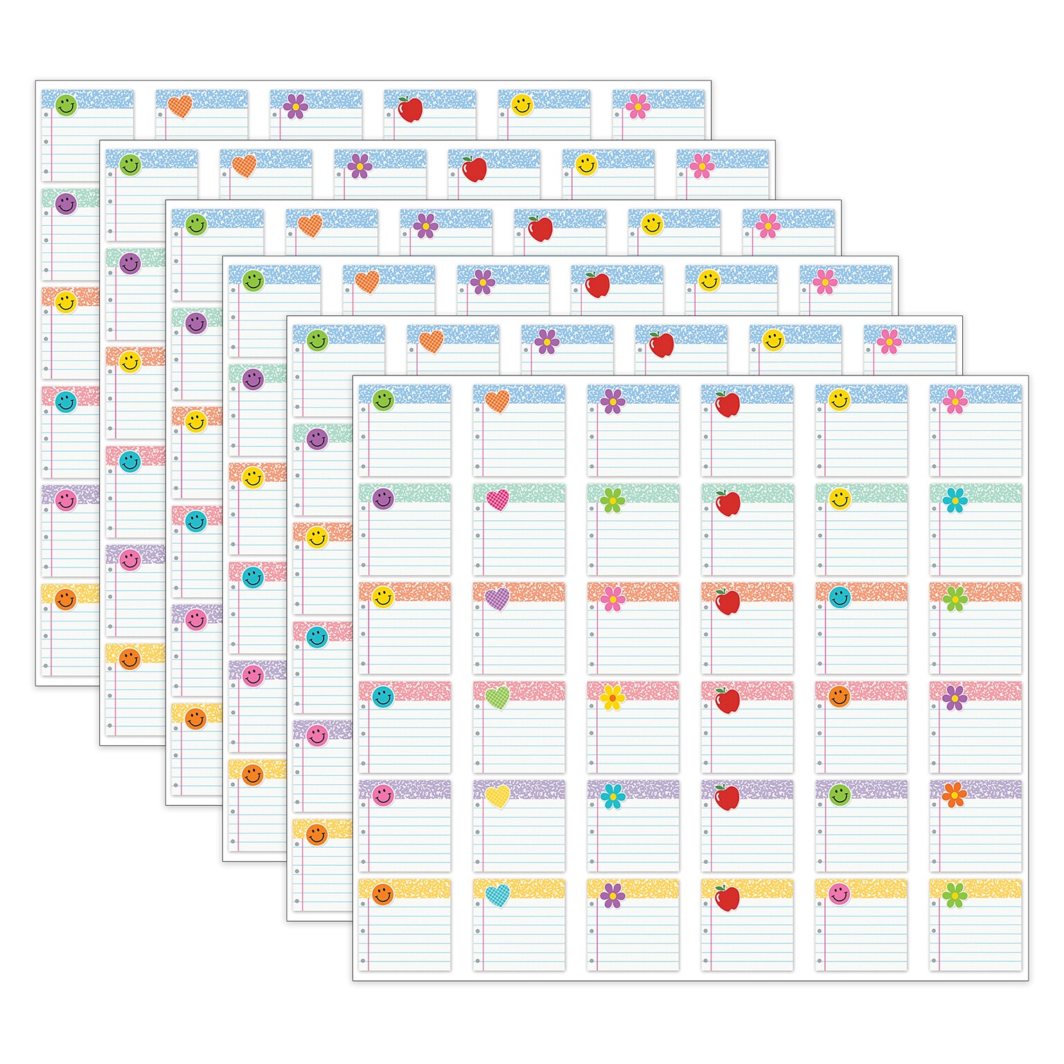 Teacher Created Resources Cool for School Mini Accents, 36/Pack, 6 Packs/Bundle (TCR9308-3)