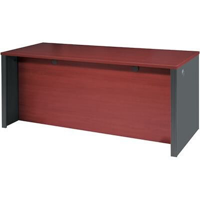 Bestar® Prestige+ Bordeaux Graphite Contemporary Collection; Desk