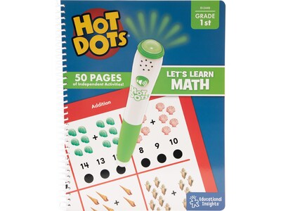 Educational Insights Hot Dots Let's Learn Math Workbook Set (2448)