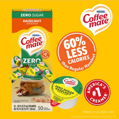 NESTLE COFFEE-MATE Liquid Creamer Hazelnut Sugar Free