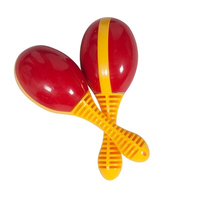 Westco Educational Products Mini Maracas, 2 Per Pack, 3 Packs (WEPMA7002RD-3)
