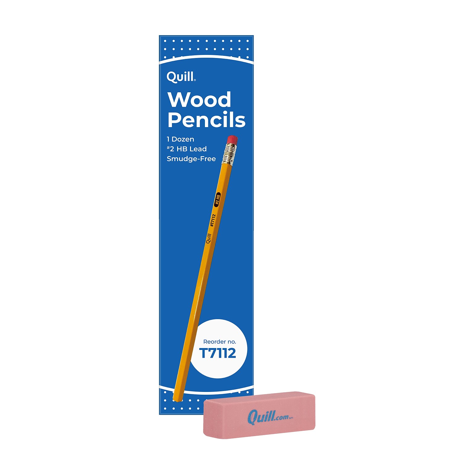 Buy One Get One Free Quill Brand Pencils and Erasers Bundle