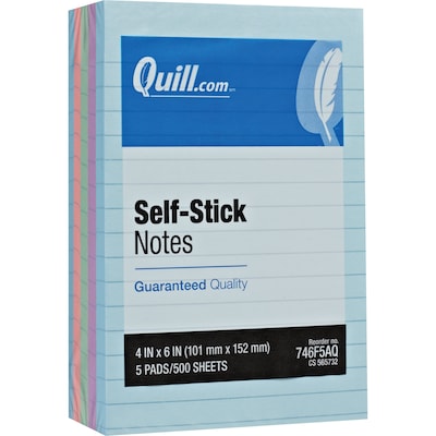 Highland Self-Stick Notes, 1 1/2 x 2, Yellow, 100-Sheet, 12/Pack