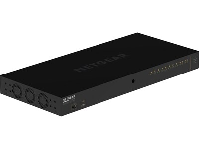 Netgear AV Line 10-Port Gigabit Ethernet Managed Switch, Black (GSM4212PX-100NAS)