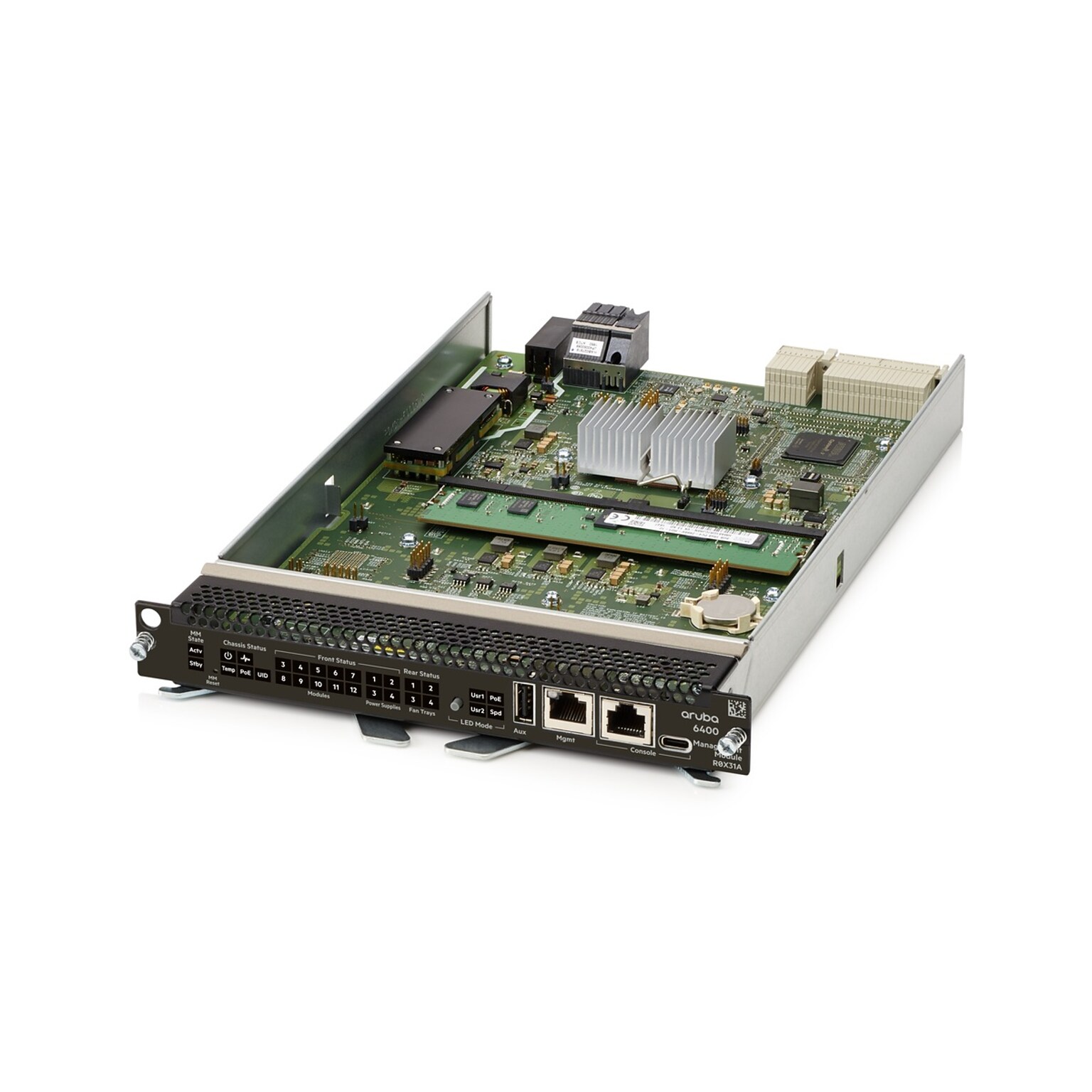 HPE Aruba CX 6400  Management Module, Green (R0X31A)
