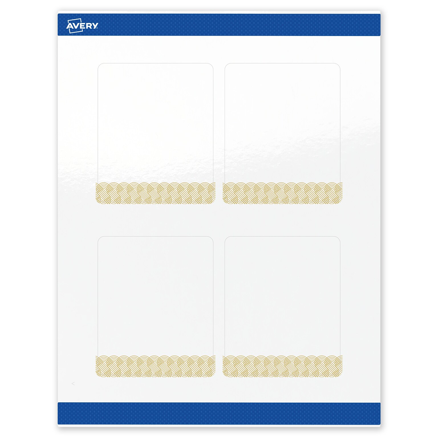 Avery Laser/Inkjet Rectangle Multipurpose Labels, 4 x 3-1/3, White, 40/Pack (S00-EWT)