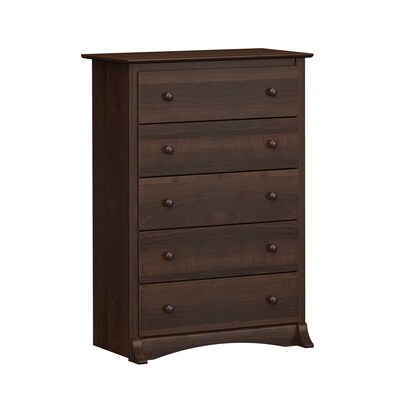 Prepac Fremont 44.75" 5-Drawer Chest, Espresso (EDC-3345-K)