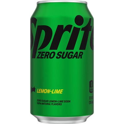 Sprite Zero Diet Lemon-Lime Soda, 12 Oz., 24/Carton