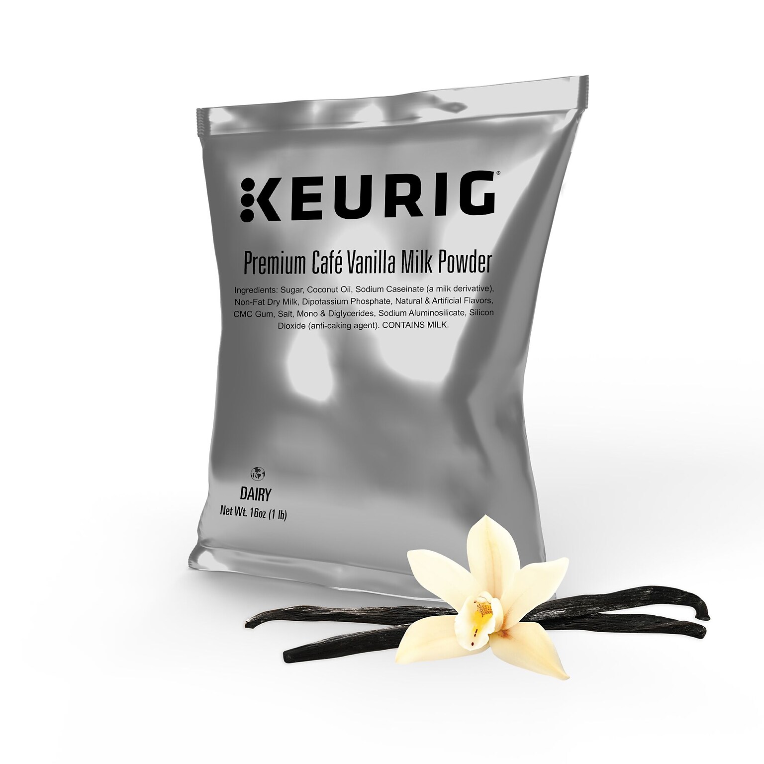 Keurig® Premium Cafe French Vanilla Powdered Creamer, 16 oz., 12/Carton (5000370310)